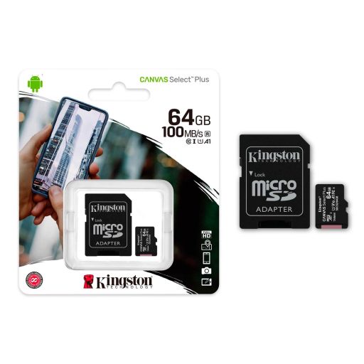 Memoria Kingston SDS/64GB SD XC tarjeta clase 10 64 GB – OFIMART