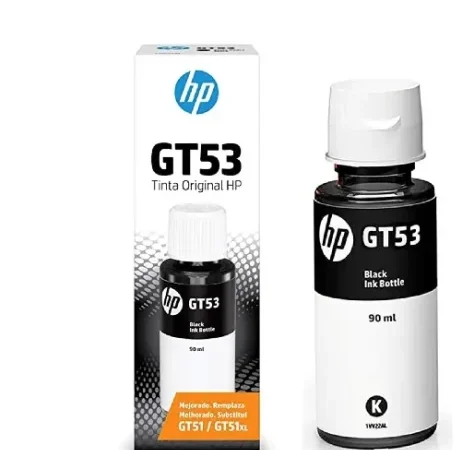 Botella De Tinta Hp Gt52 Negro