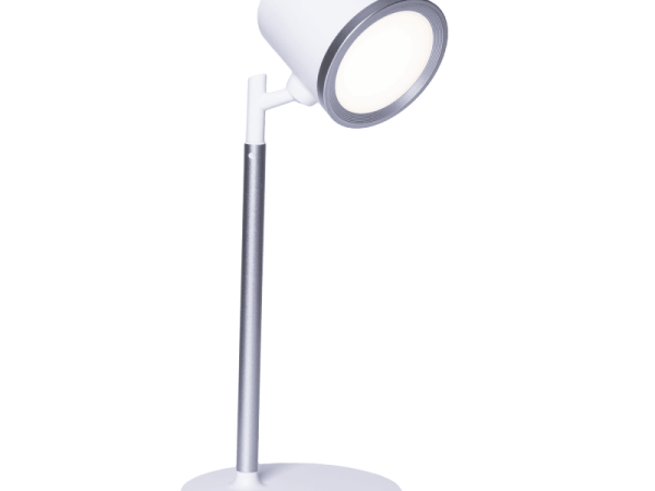 Lampara Led De Escritorio Multifuncional Blanca